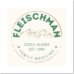 Fleischman Family Medicine Northern Exposure Cicely Alaska Posters and Art